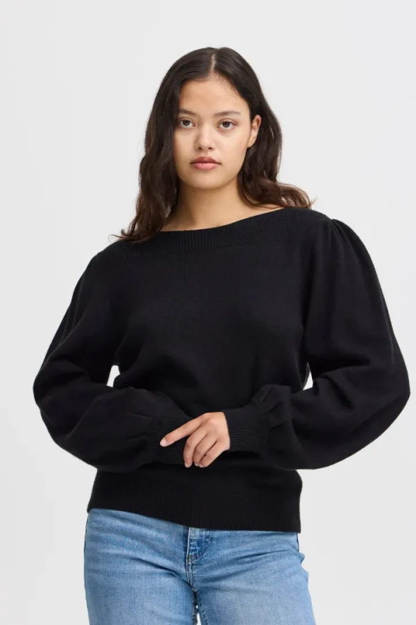 Ichi Jumpers & Cardigans<Virelle Boatneck Jumper