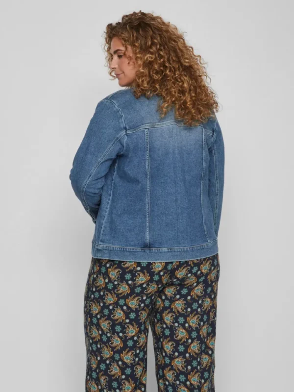 Vila Evoked Jackets<VISOL DENIM JACKET (LIGHT BLUE)