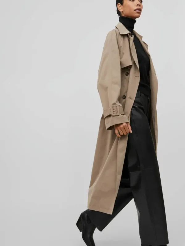 Vila Rouge Coats<VIVIANNA TRENCHCOAT (WALNUT)
