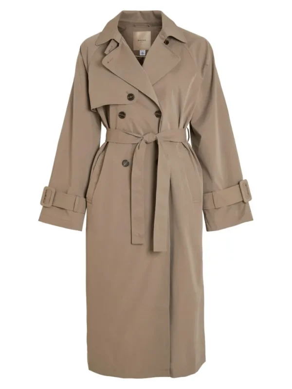 Vila Rouge Coats<VIVIANNA TRENCHCOAT (WALNUT)