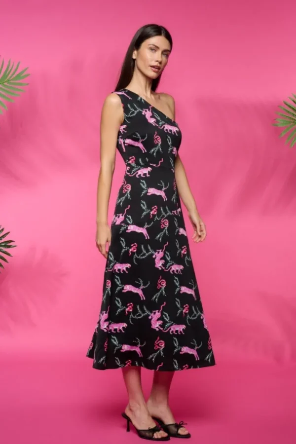 Minueto Occasionwear | Dresses<Vuelo One Shoulder Dress (/Pink)