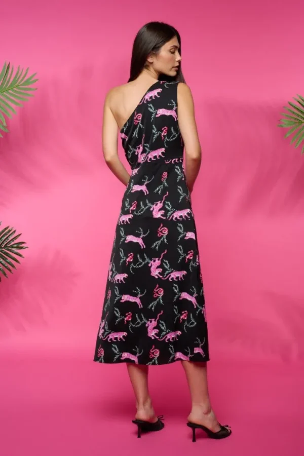 Minueto Occasionwear | Dresses<Vuelo One Shoulder Dress (/Pink)