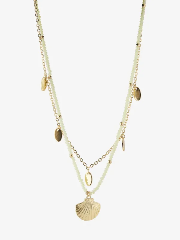 Pieces Jewellery<Vuhia Combi Necklace (Gold)