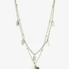 Pieces Jewellery<Vuhia Combi Necklace (Silver)