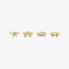 Pieces Jewellery<Vurtle 4 Pack Rings (Gold)