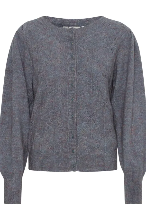 Ichi Jumpers & Cardigans<Wynter Cardigan (Blue Mirage)