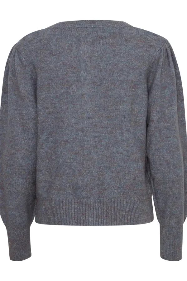 Ichi Jumpers & Cardigans<Wynter Cardigan (Blue Mirage)