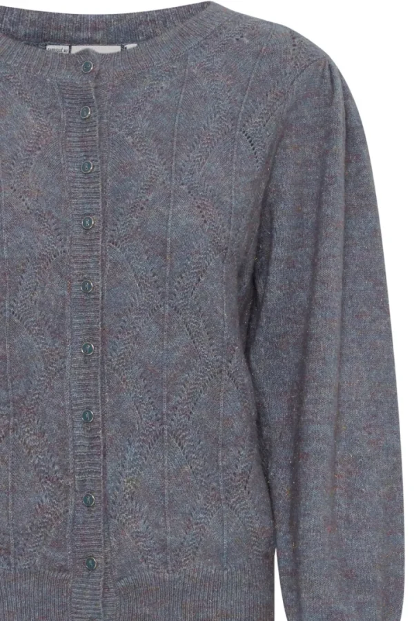 Ichi Jumpers & Cardigans<Wynter Cardigan (Blue Mirage)