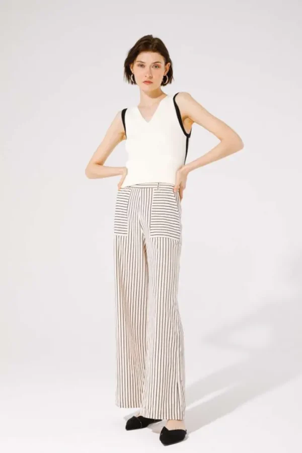 GoaGoa Pants | Co-Ords<Yatch Trousers (/Black Stripe)