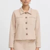 Ichi Jackets | Coats<Zena Jacket (Doeskin)